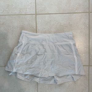 White lululemon tennis skirt